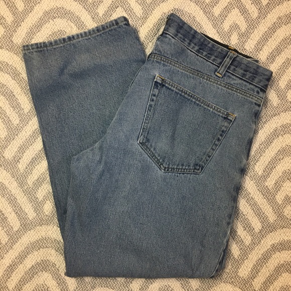 HAGGAR Men’s Straight Leg Blue Denim Jeans, Size 36 - Picture 1 of 10
